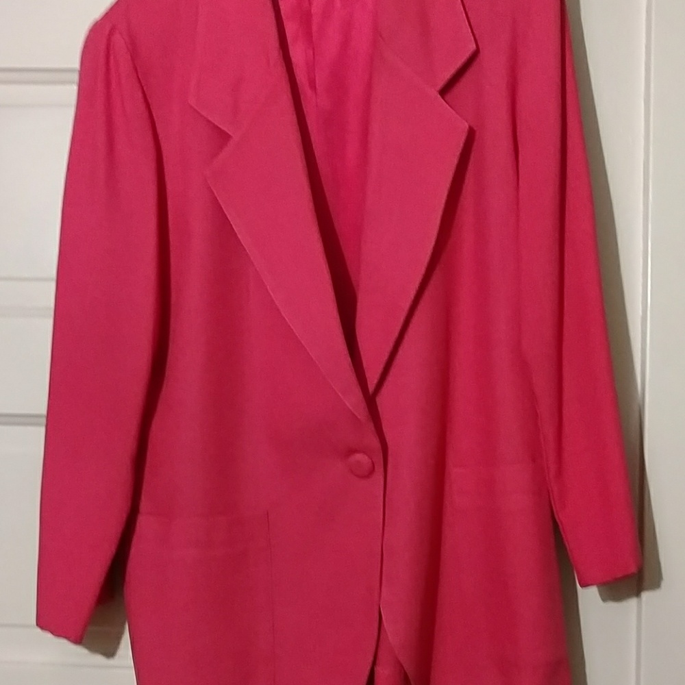 Orange Long Blazer